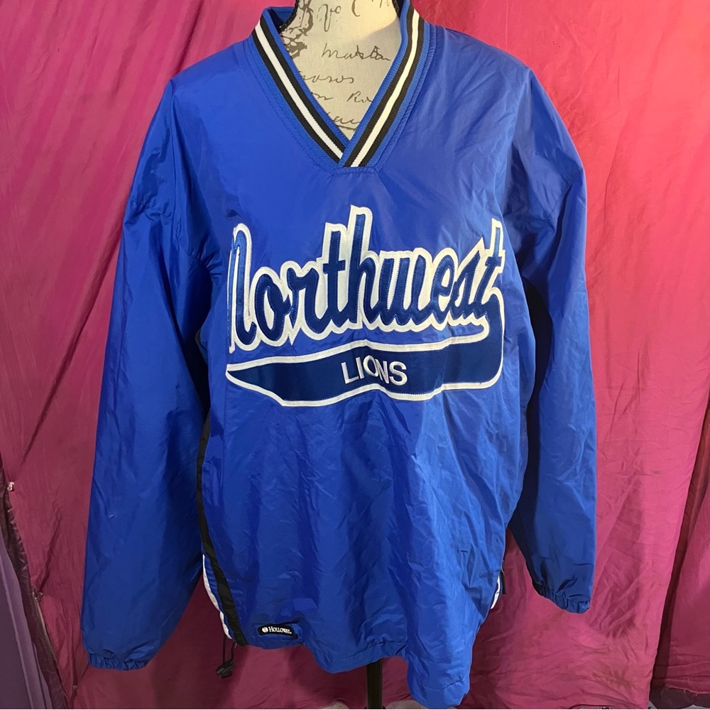 Holloway Blue and Gray Athletic Jacket